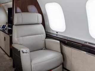 2021 Bombardier Global 7500 real royalty-free stock photo